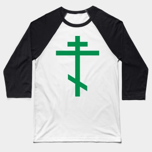 Orthodox cross (green) Baseball T-Shirt